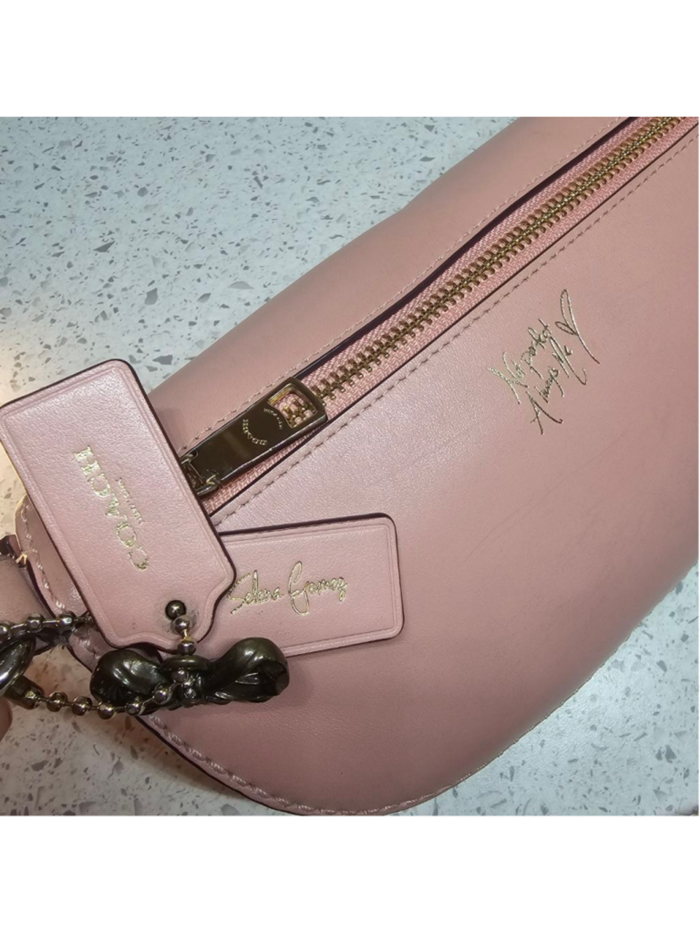 COACH x Selena Gomez Limited Edition Pink Leather Belt Bag (39315) - Picture 2 of 12